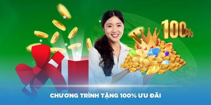 Chương trình tặng 100% ưu đãi Cwin nạp tiền lần đầu